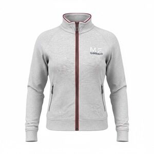 Vintage MARITHE FRANCOIS GIRBAUD Gray Logo Sleeve Cincher Cotton‎ Jacket Size XL